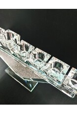 Modern Crystals Menorah