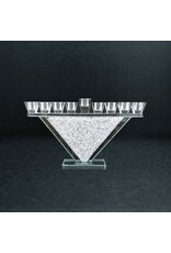Modern Crystals Menorah