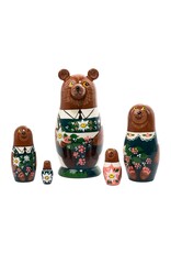 Alpine Bear Nesting Set 5 Pc