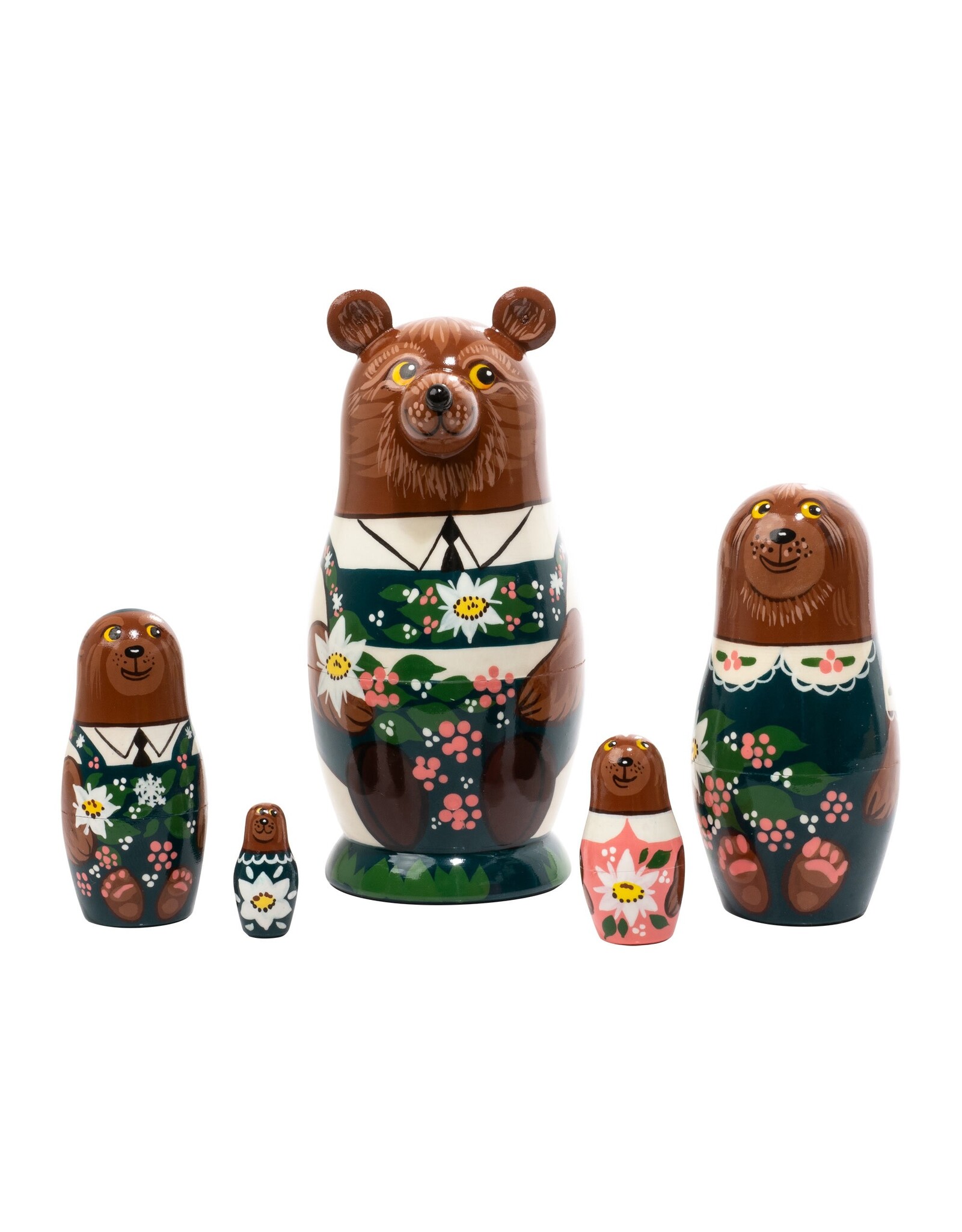 Alpine Bear Nesting Set 5 Pc