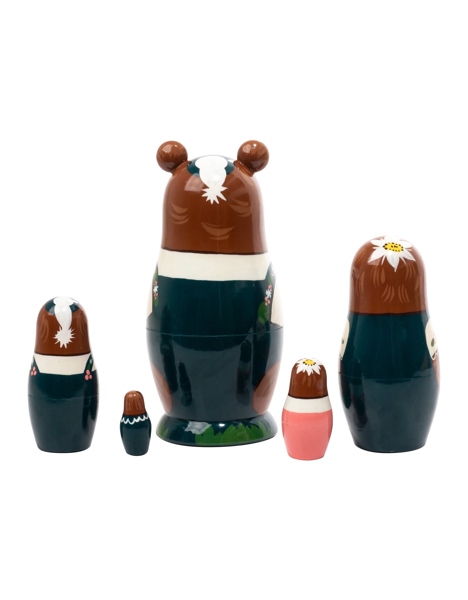 Alpine Bear Nesting Set 5 Pc