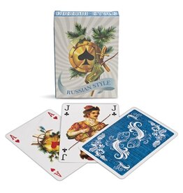 Romanov Tricentenary Imperial Playing Cards (Blue)