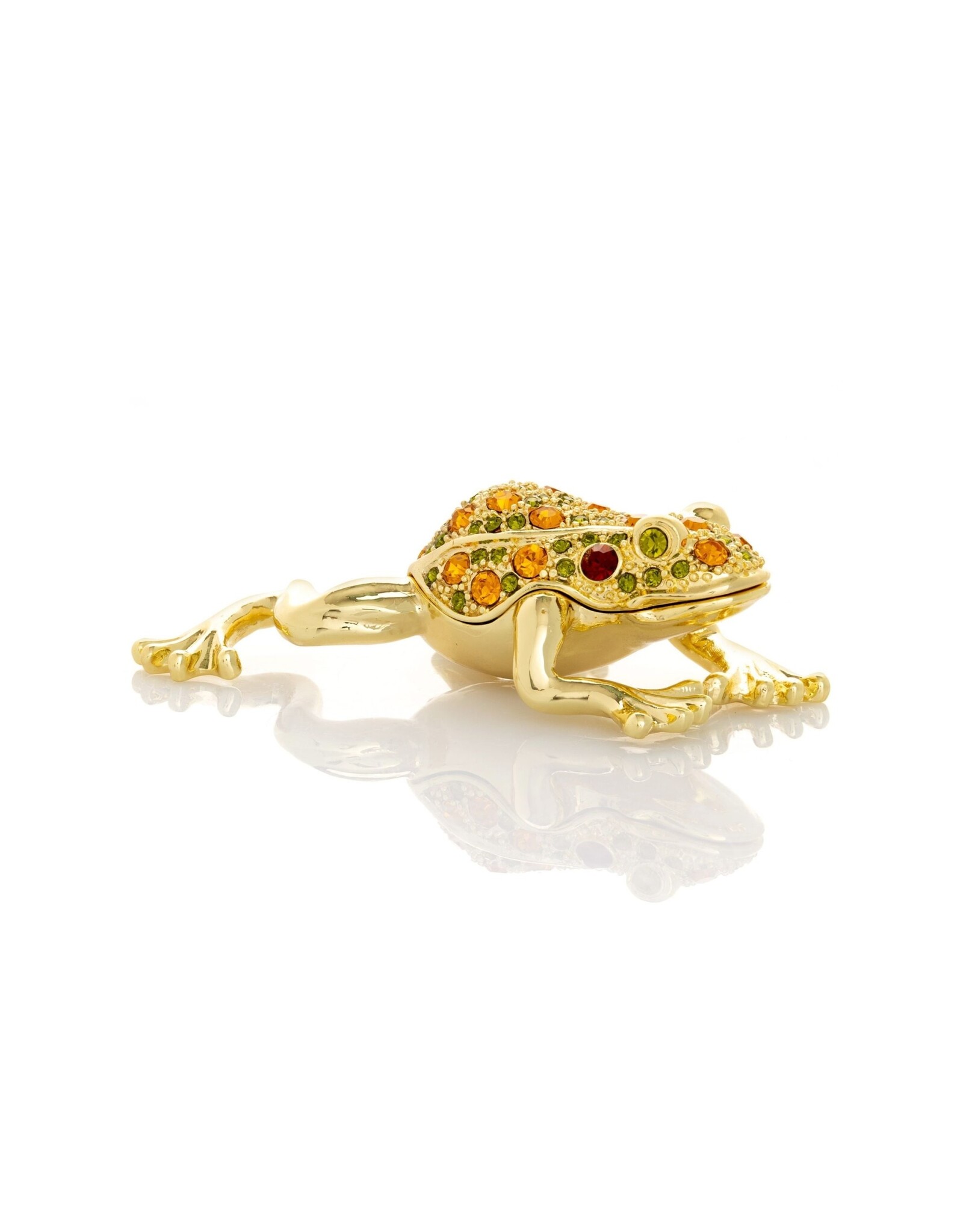 Golden Frog 24k Gold Trinket Box