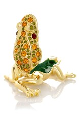 Golden Frog 24k Gold Trinket Box
