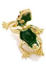 Golden Frog 24k Gold Trinket Box