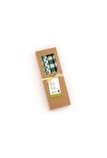 Green Stripes and Dots 4pk Taper Candles