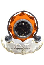 Vintage Soviet Chelyabinsk Clock Factory "Tank" Clock (Round)