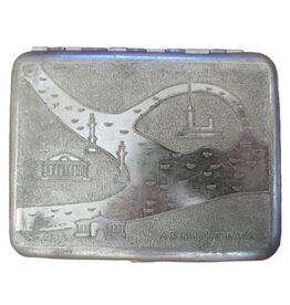 Vintage Soviet Leningrad Cigarette Case