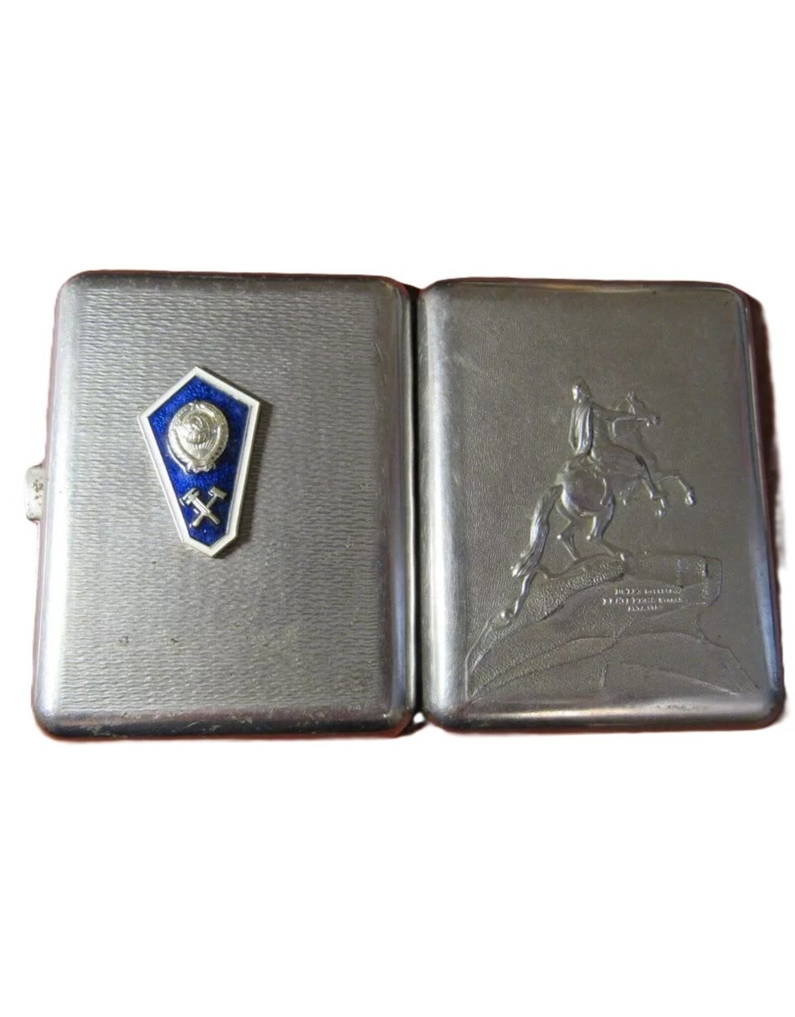 Soviet Cigarette Case The Bronze Horseman