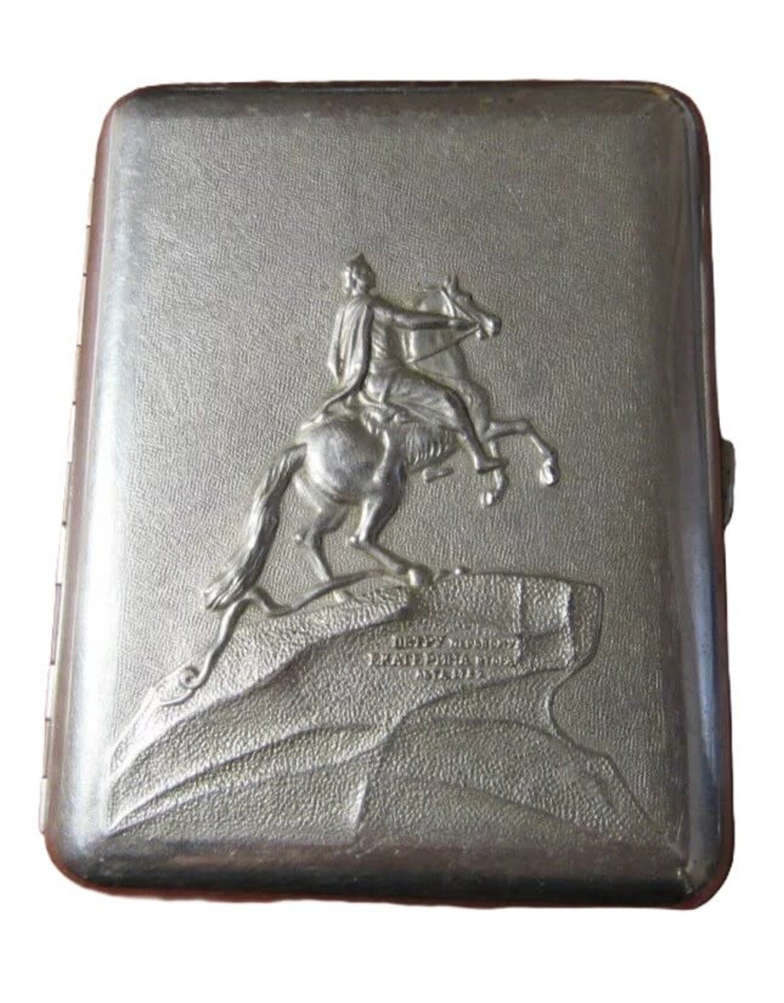 Soviet Cigarette Case The Bronze Horseman