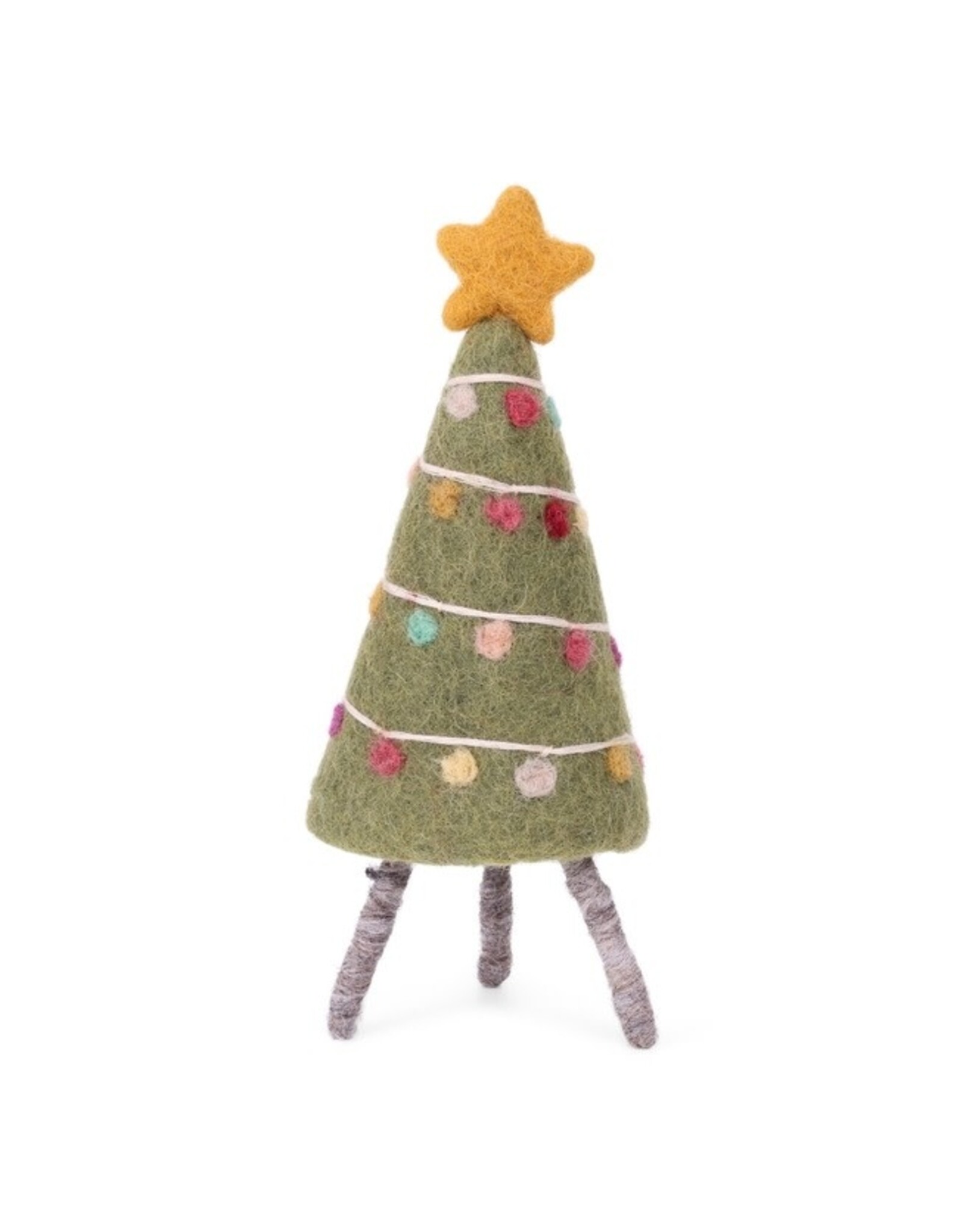 Felt Christmas Tree with Garland (Small)