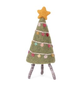 Felt Christmas Tree with Garland (Small)