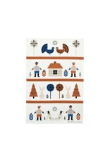 At the Dacha Tea Towel