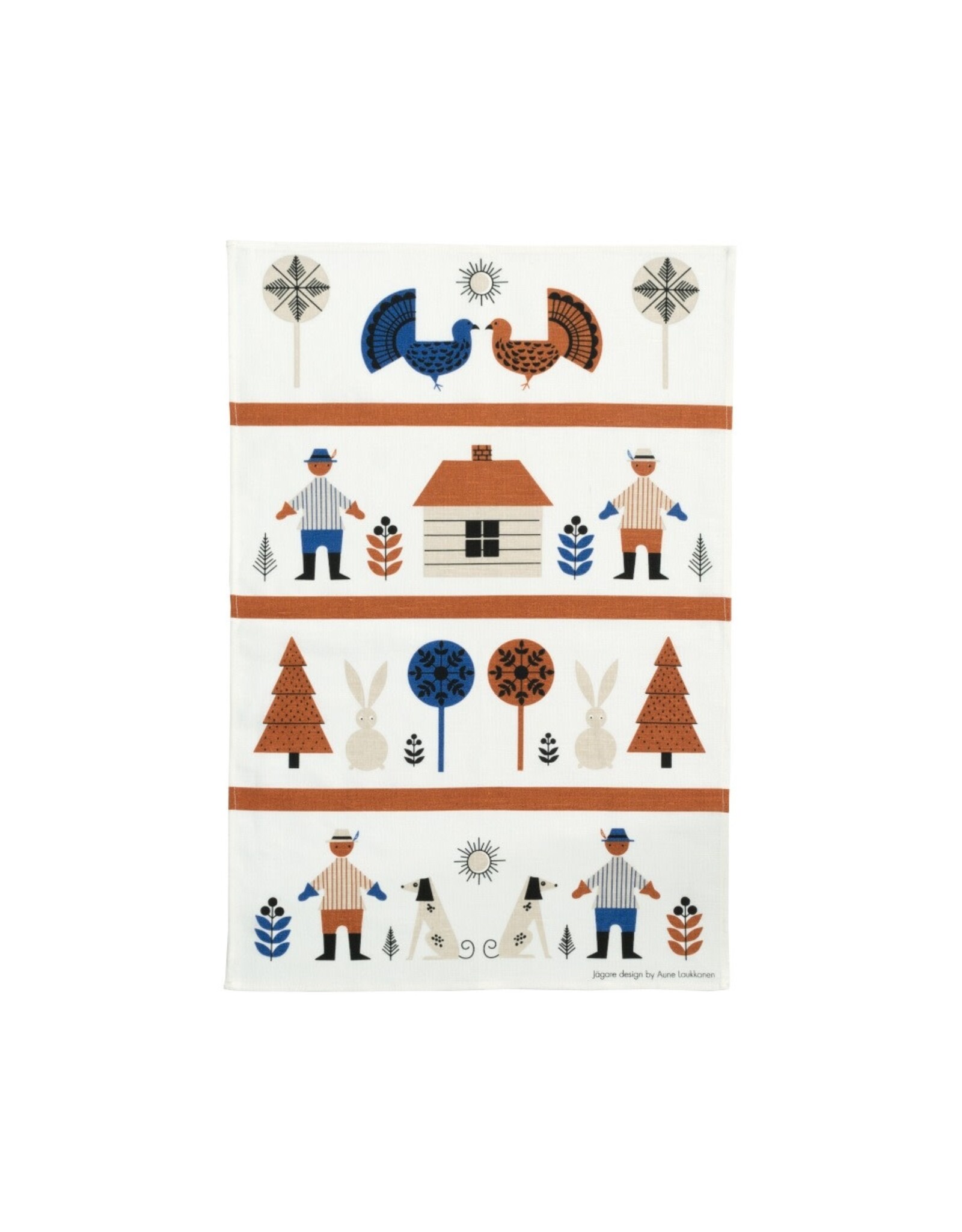 At the Dacha Tea Towel