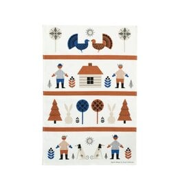 At the Dacha Tea Towel