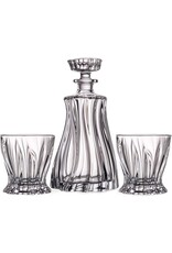3-Piece Bohemian Crystal Whiskey Set