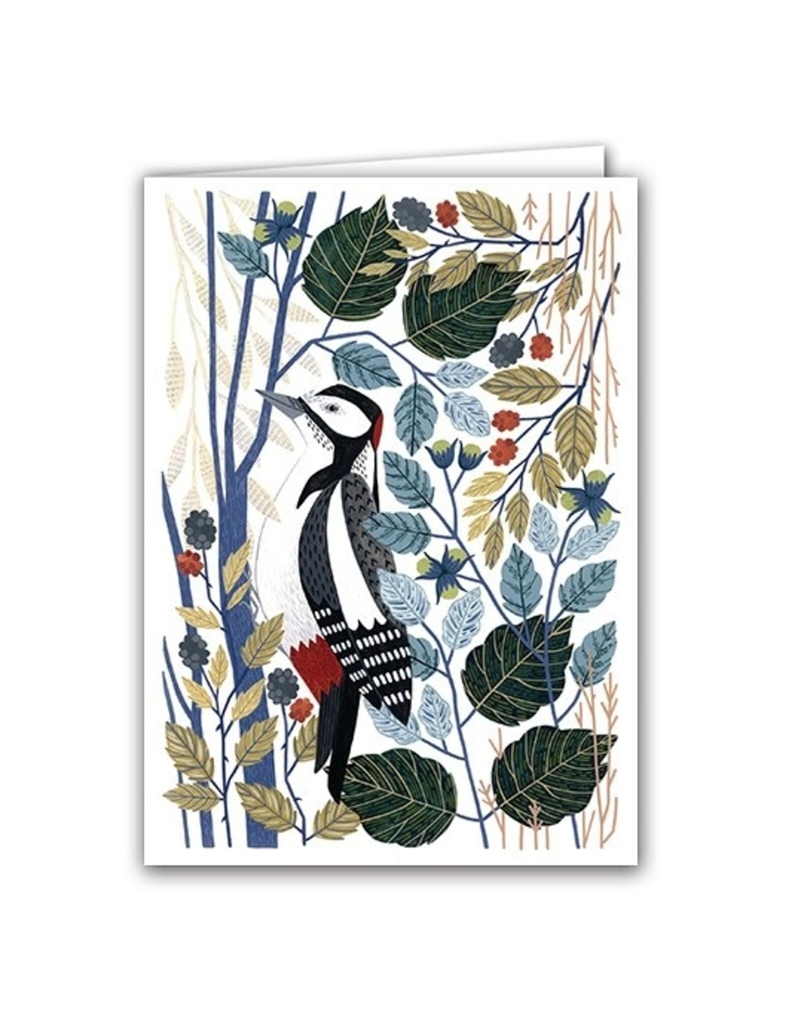 Woodpecker Blank Notecard