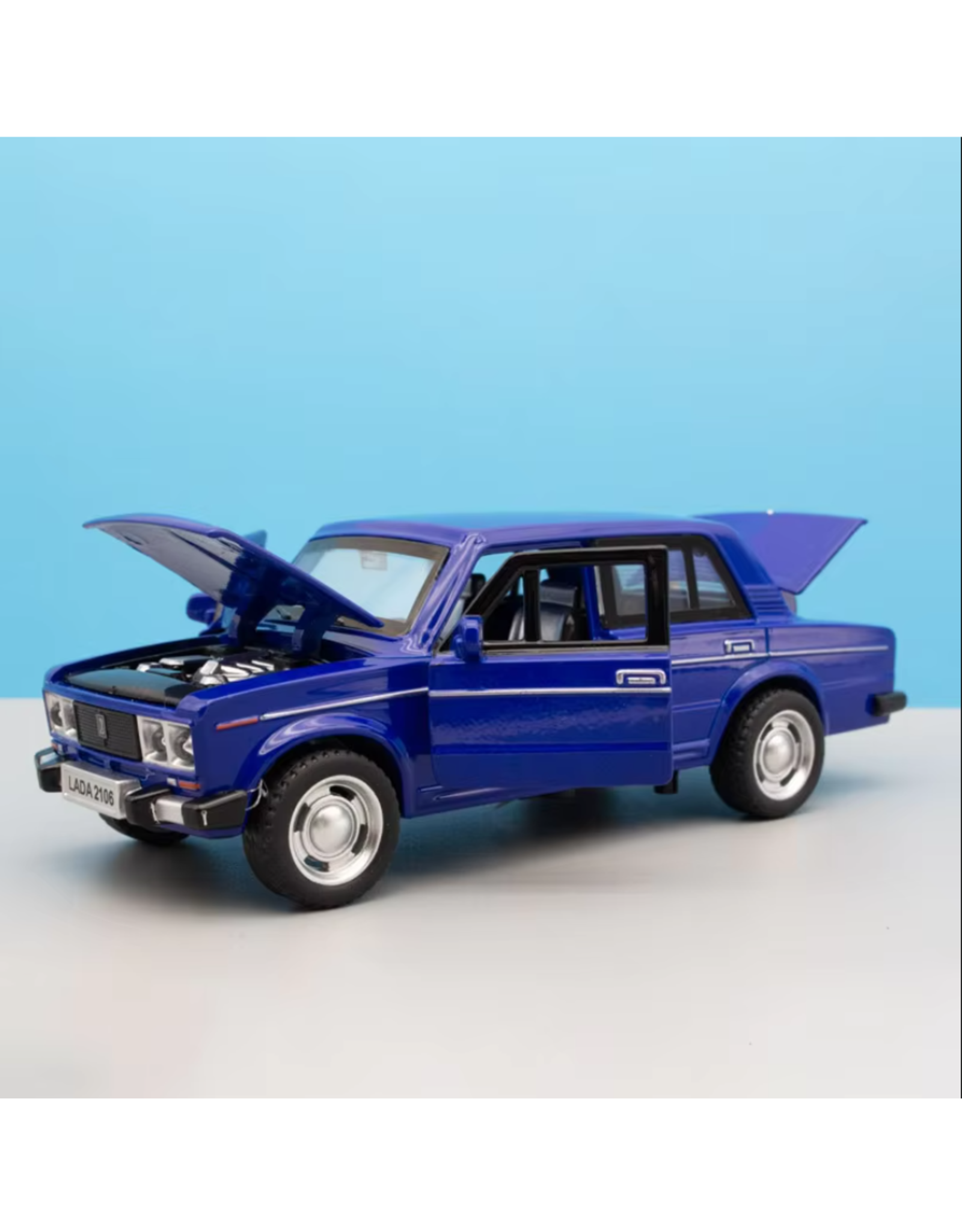 Lada Zhiguli Die-Cast Toy Car (Blue)
