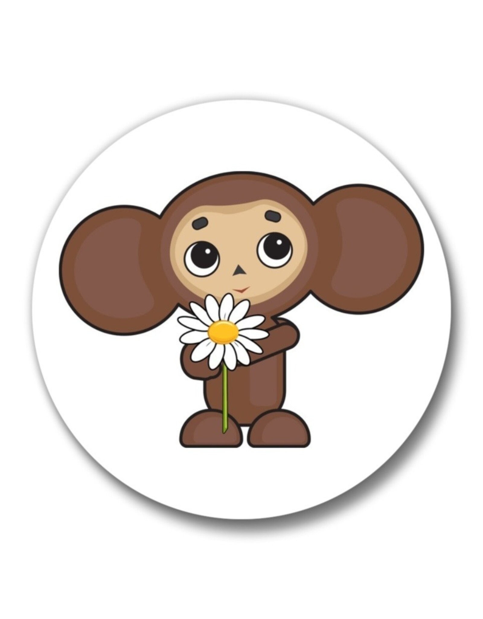 Cheburashka Round Magnet