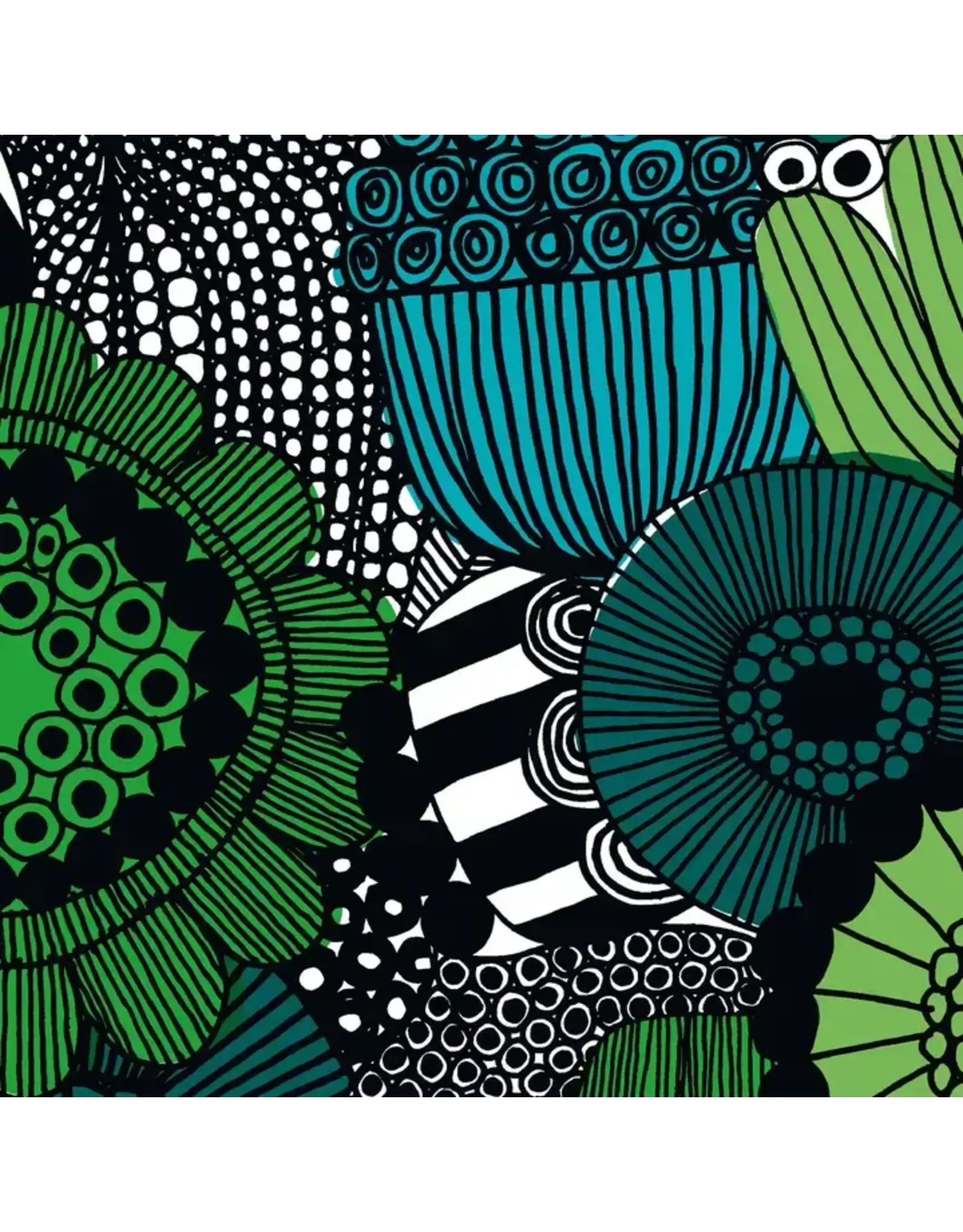 Marimekko Siirtolapuutarha Green Luncheon Napkins