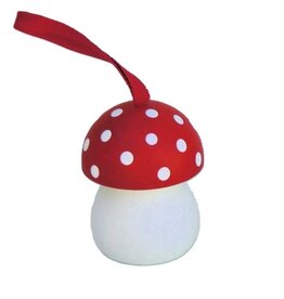 Birch Toadstool Mushroom Ornament Birch Toadstool Mushroom Ornament