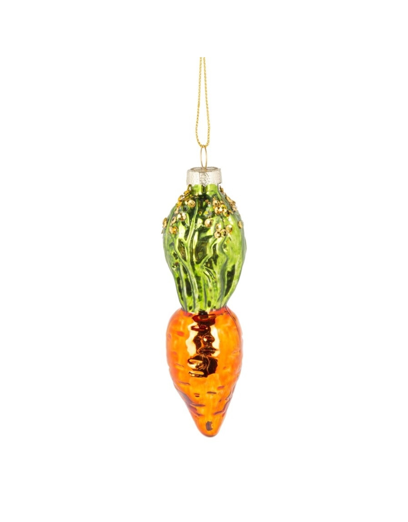 Glass Carrot Ornament