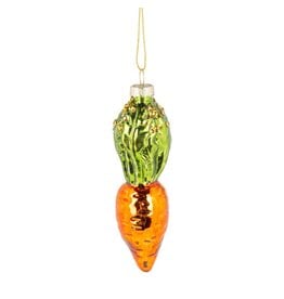Glass Carrot Ornament