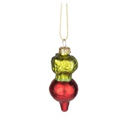 Glass Beet Ornament