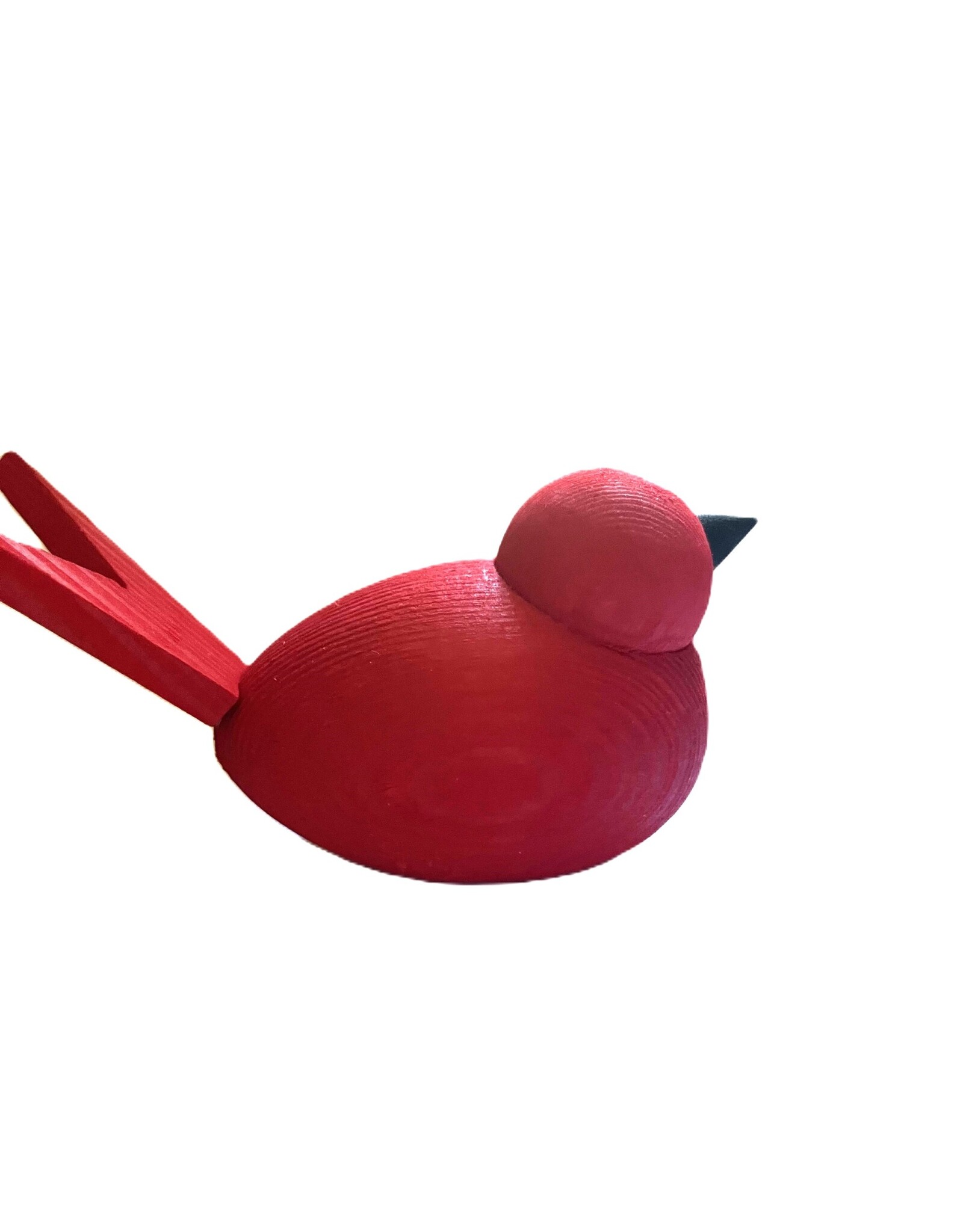 Birch Wood Bird (Red)