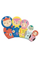 Masha and Her Friends Wooden Nesting Doll Puzzle