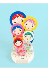 Masha and Her Friends Wooden Nesting Doll Puzzle