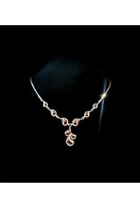 Baltic Amber Sterling Silver Necklace "Interwoven Harmony"