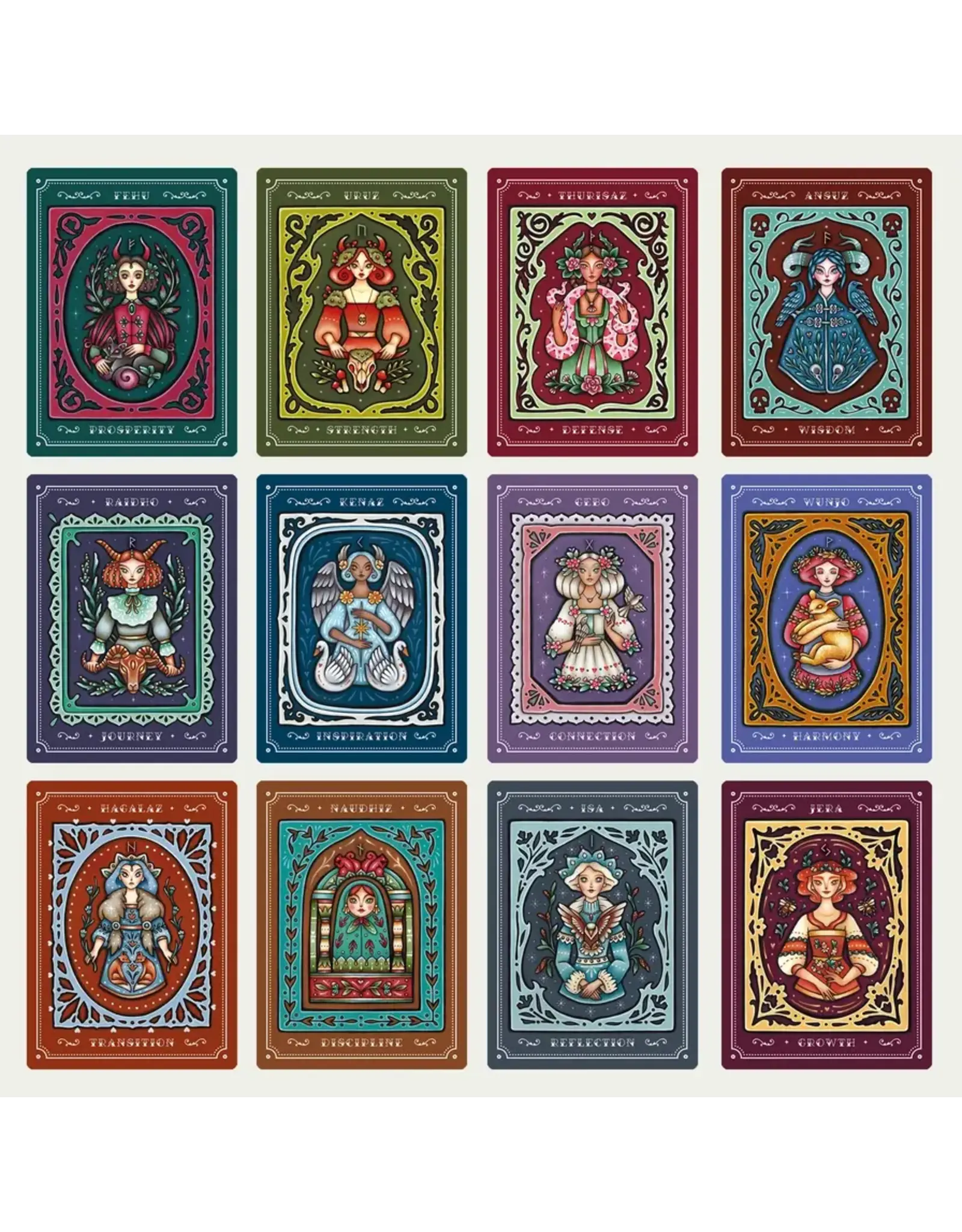 Weird Weavings: Threads of Feminine Wisdom Rune Oracle