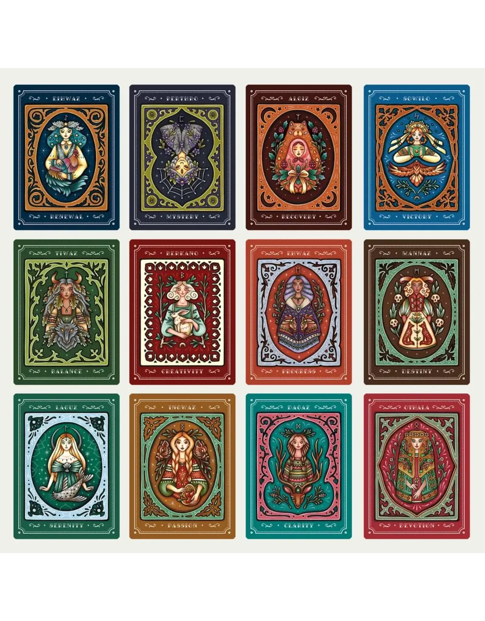 Weird Weavings: Threads of Feminine Wisdom Rune Oracle