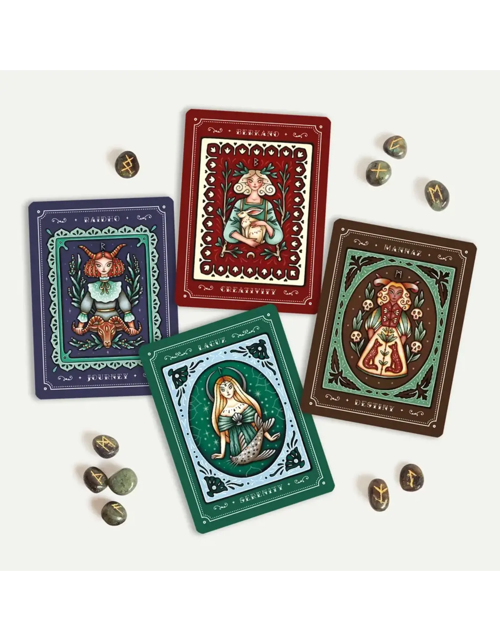 Weird Weavings: Threads of Feminine Wisdom Rune Oracle