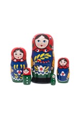 Zagorsk style Nesting Doll (5 Pc)