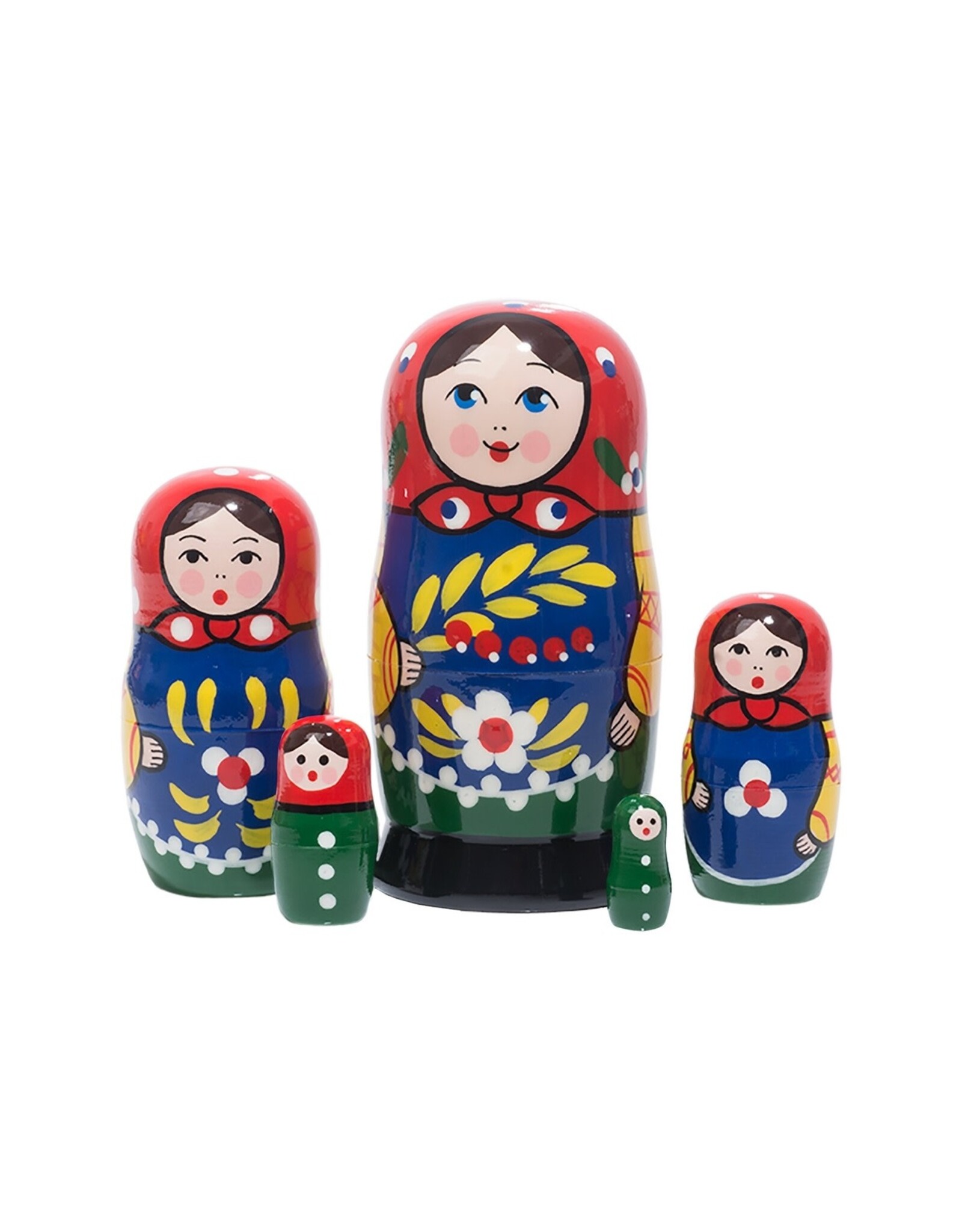 Zagorsk style Nesting Doll (5 Pc)