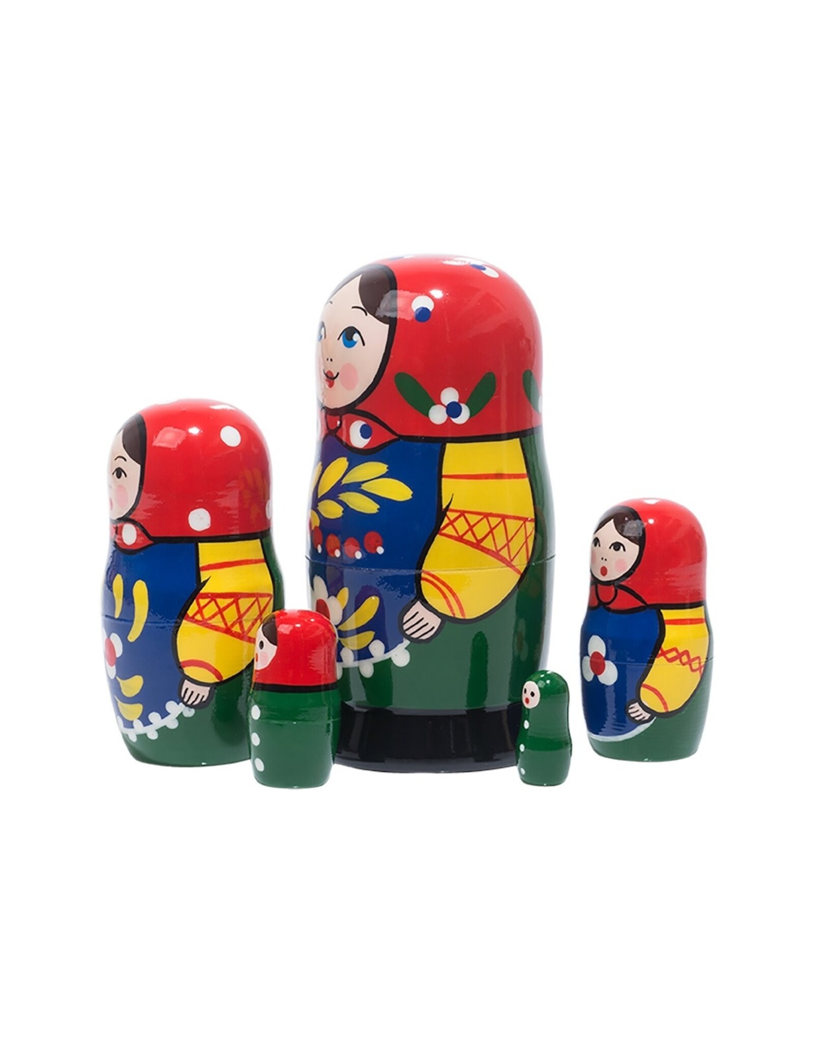 Zagorsk style Nesting Doll (5 Pc)