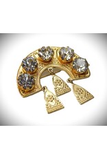 Vintage Soviet Kokoshnik Brooch