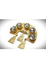 Vintage Soviet Kokoshnik Brooch
