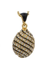 Crystal Spire Royal Egg Pendant Necklace