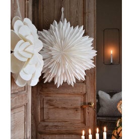 White Ice Hanging Window Star