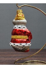 Hand Painted Rat King Glass Ornament