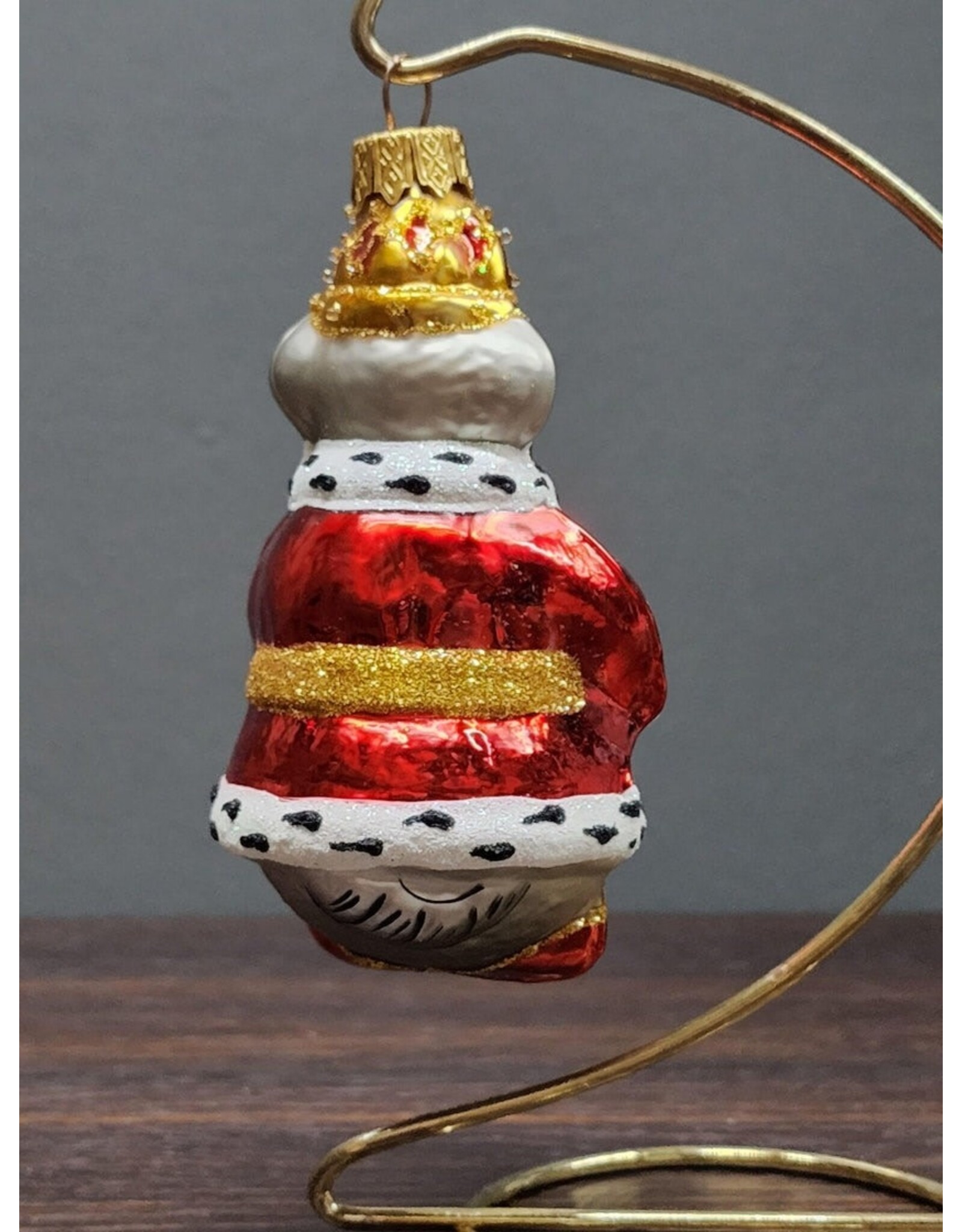 Hand Painted Rat King Glass Ornament