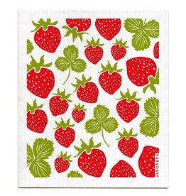 Strawberries Swedish Dishcloth