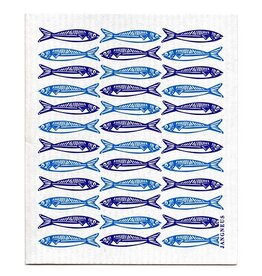 Sardines Swedish Dishcloth