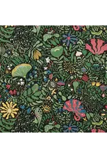 Blooming Tablecloth  in Black  (56" x70")