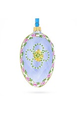 Fabergé Inspired 1907  Garlands Glass Egg Ornament