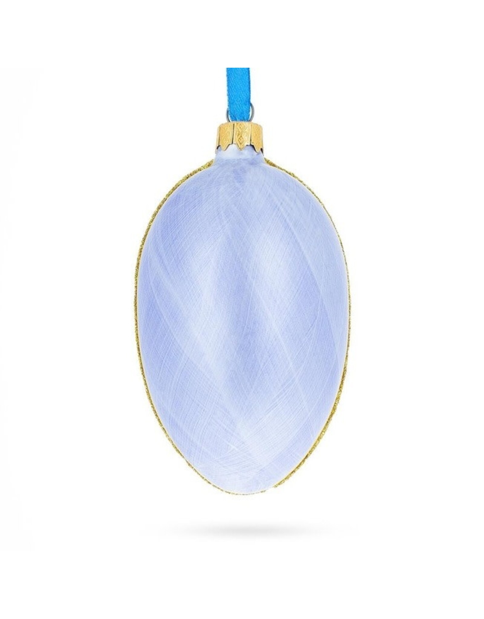 Fabergé Inspired 1907  Garlands Glass Egg Ornament