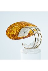 Interstellar Baltic Amber Ring
